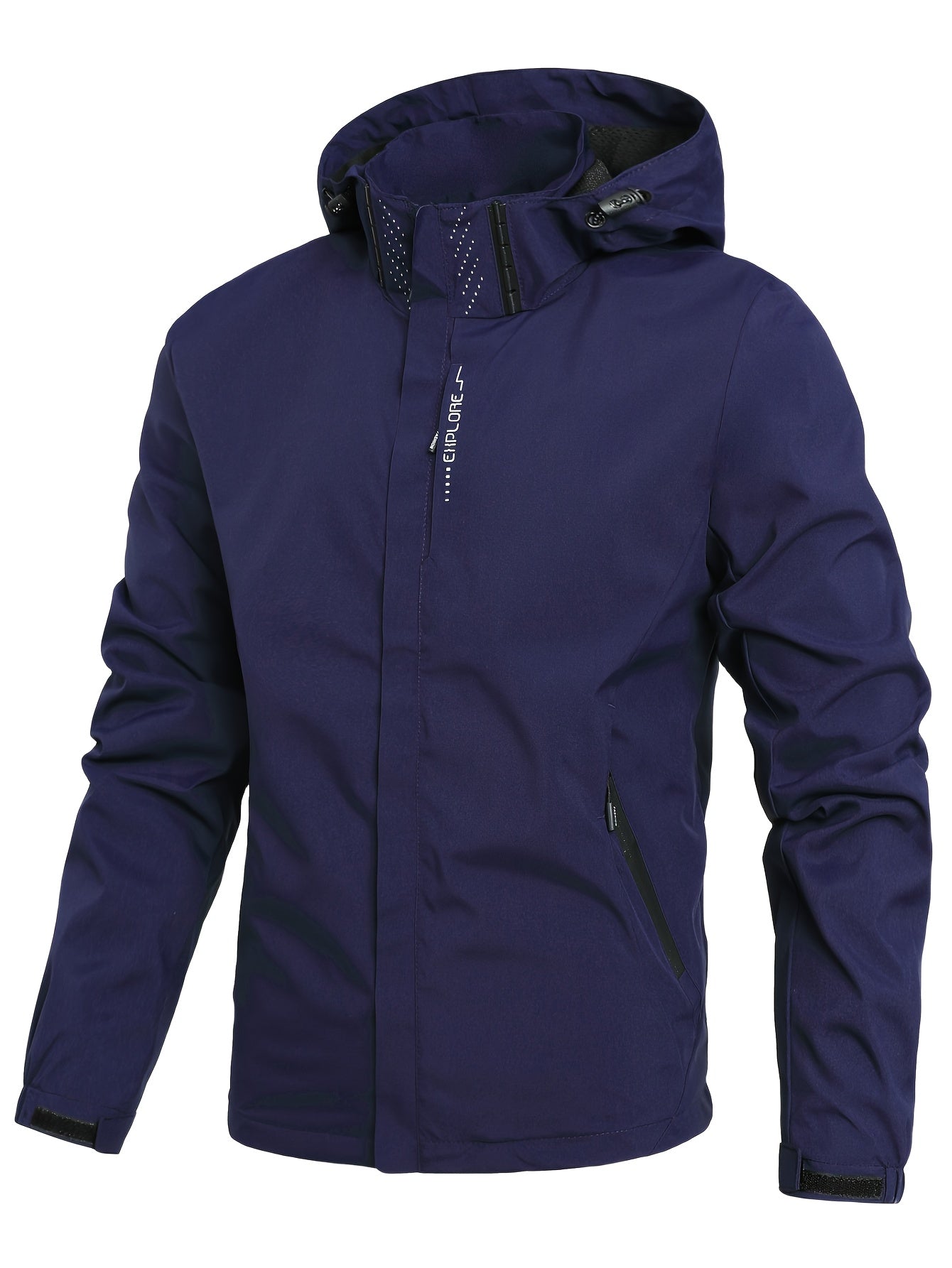 Heren losse buitenfietsen casual mode capuchon trui windjacke jack