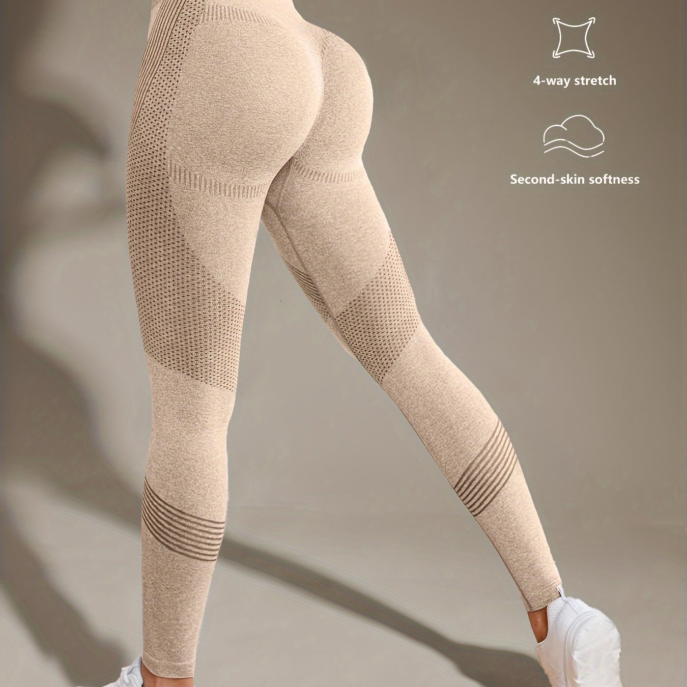 Comfortabele, sneldrogende sportlegging met hoge stretch, yogabroek met hoge taille, actieve dameskleding