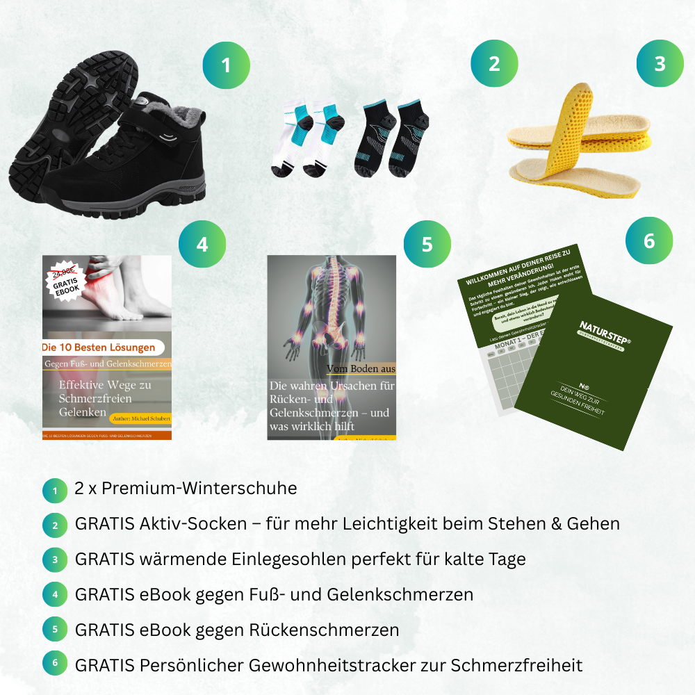 Orthopédische Snowboots Dames/Heren (breed & rits-vrij)