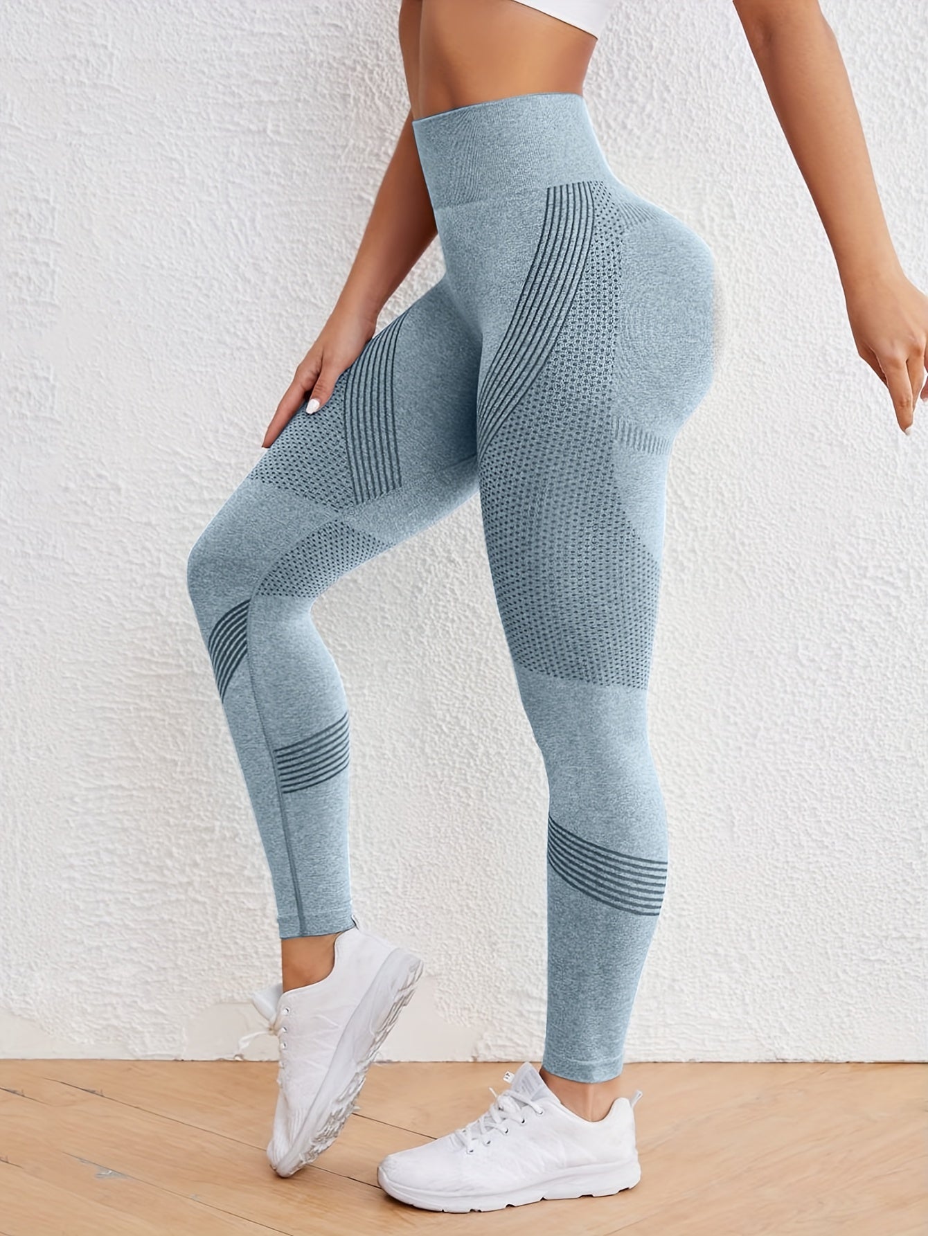 Comfortabele, sneldrogende sportlegging met hoge stretch, yogabroek met hoge taille, actieve dameskleding