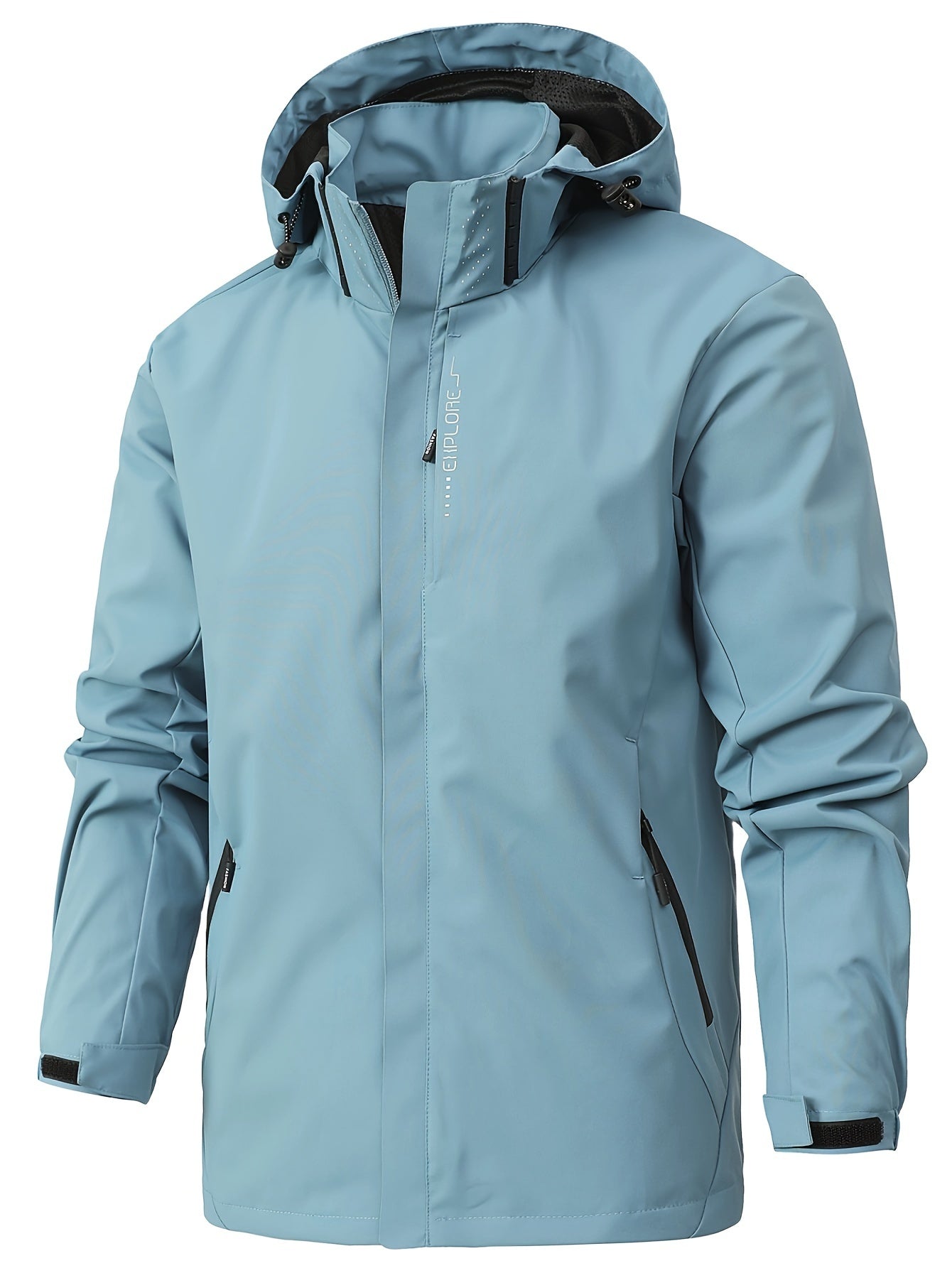 Heren losse buitenfietsen casual mode capuchon trui windjacke jack