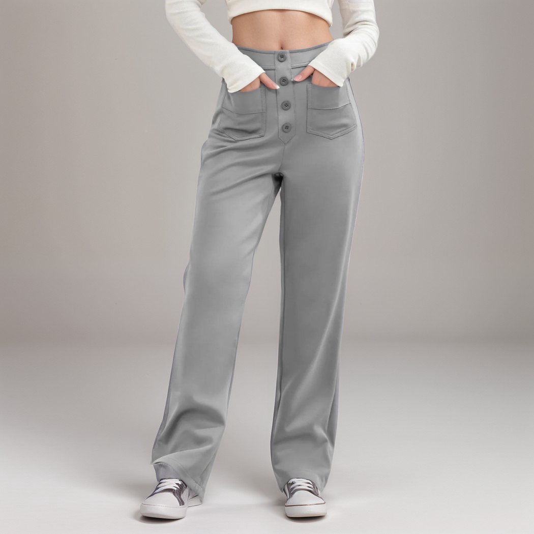 De Elsa Stretch Fit | Elastische broek met hoge taille | 1+1 GRATIS