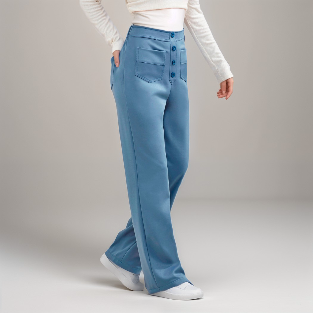 De Elsa Stretch Fit | Elastische broek met hoge taille | 1+1 GRATIS