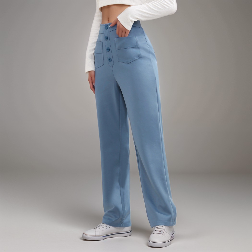 De Elsa Stretch Fit | Elastische broek met hoge taille | 1+1 GRATIS