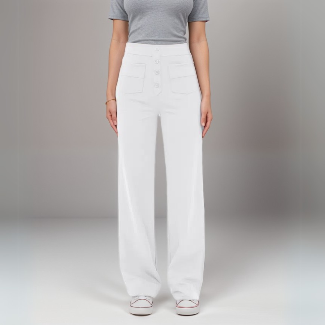 De Elsa Stretch Fit | Elastische broek met hoge taille | 1+1 GRATIS