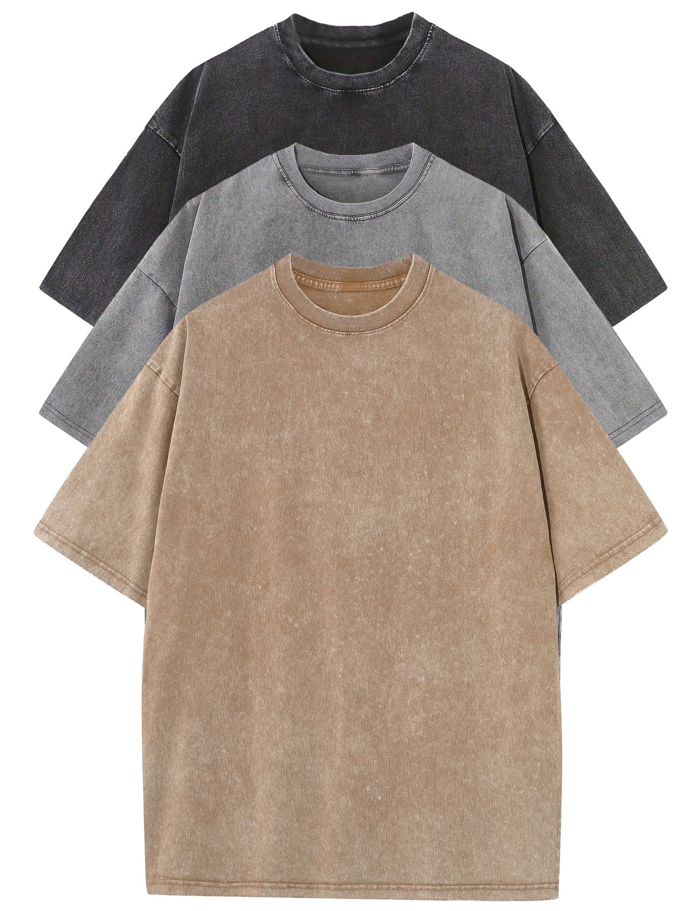 Essential Cotton Oversized Tee Set – 3-Pack