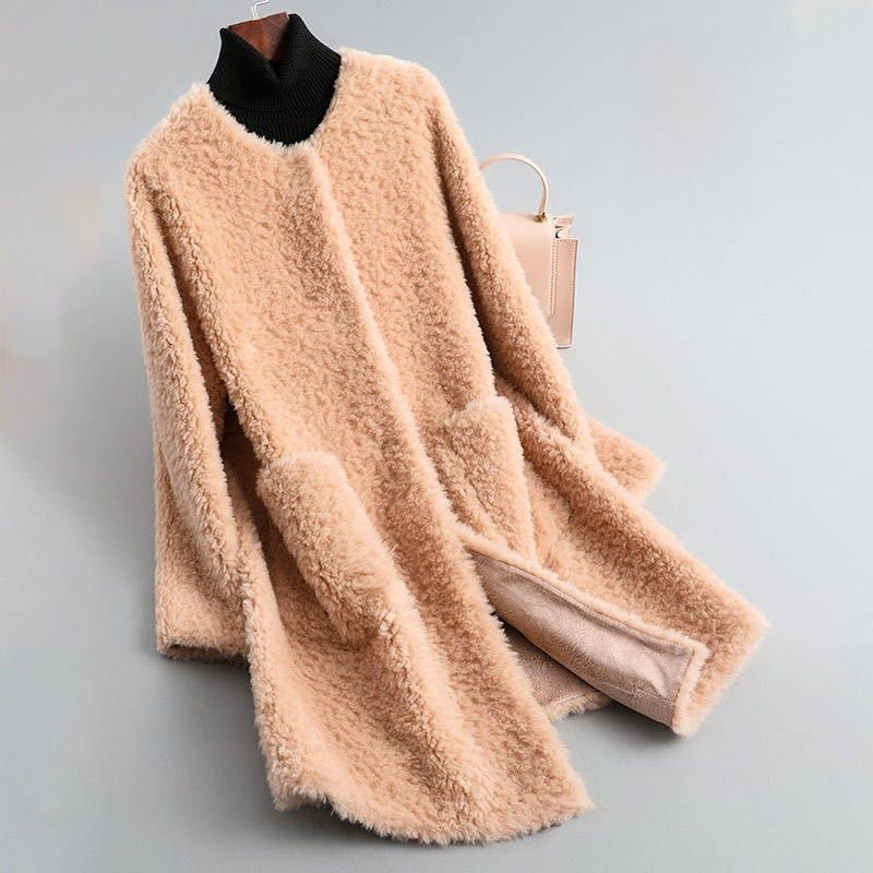 Vrouwen Lammy Coat | Oversized Shearling Jas