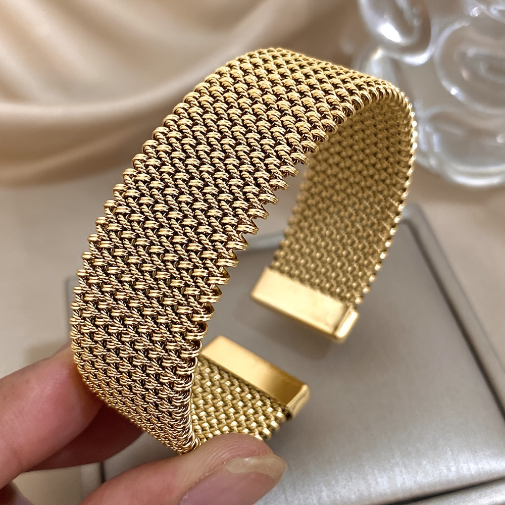 EAZEN 18K Goudgeplateerde Roestvrijstalen Armband