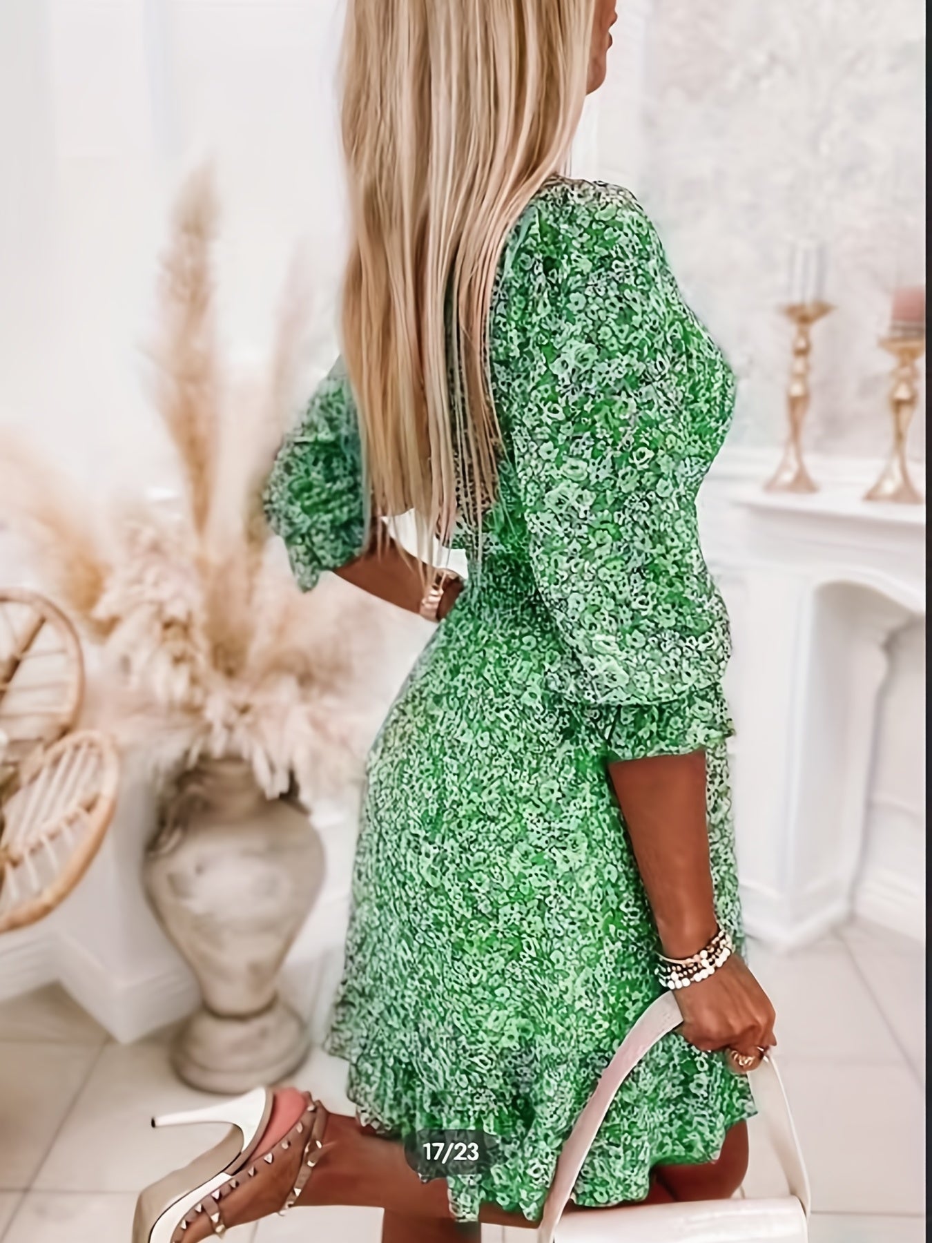 Elina Jurk met Elastische Taille