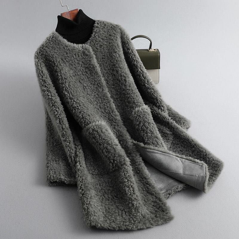 Vrouwen Lammy Coat | Oversized Shearling Jas