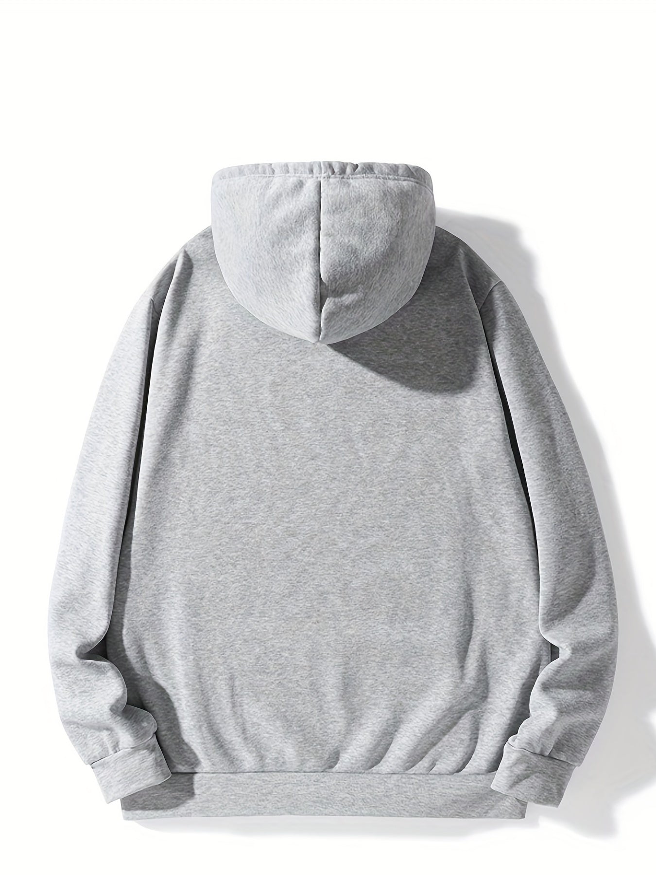 Mannen Hoodies, Effen Kleur Hoodie, Casual Heren Pullover Hoodie Met Kangoeroezak Voor Lente Herfst, Als Geschenken, Coquette Stijl