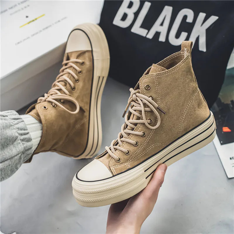 Maison Hoge Suède Sneakers