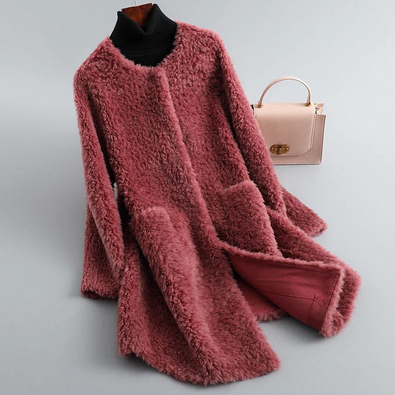 Vrouwen Lammy Coat | Oversized Shearling Jas