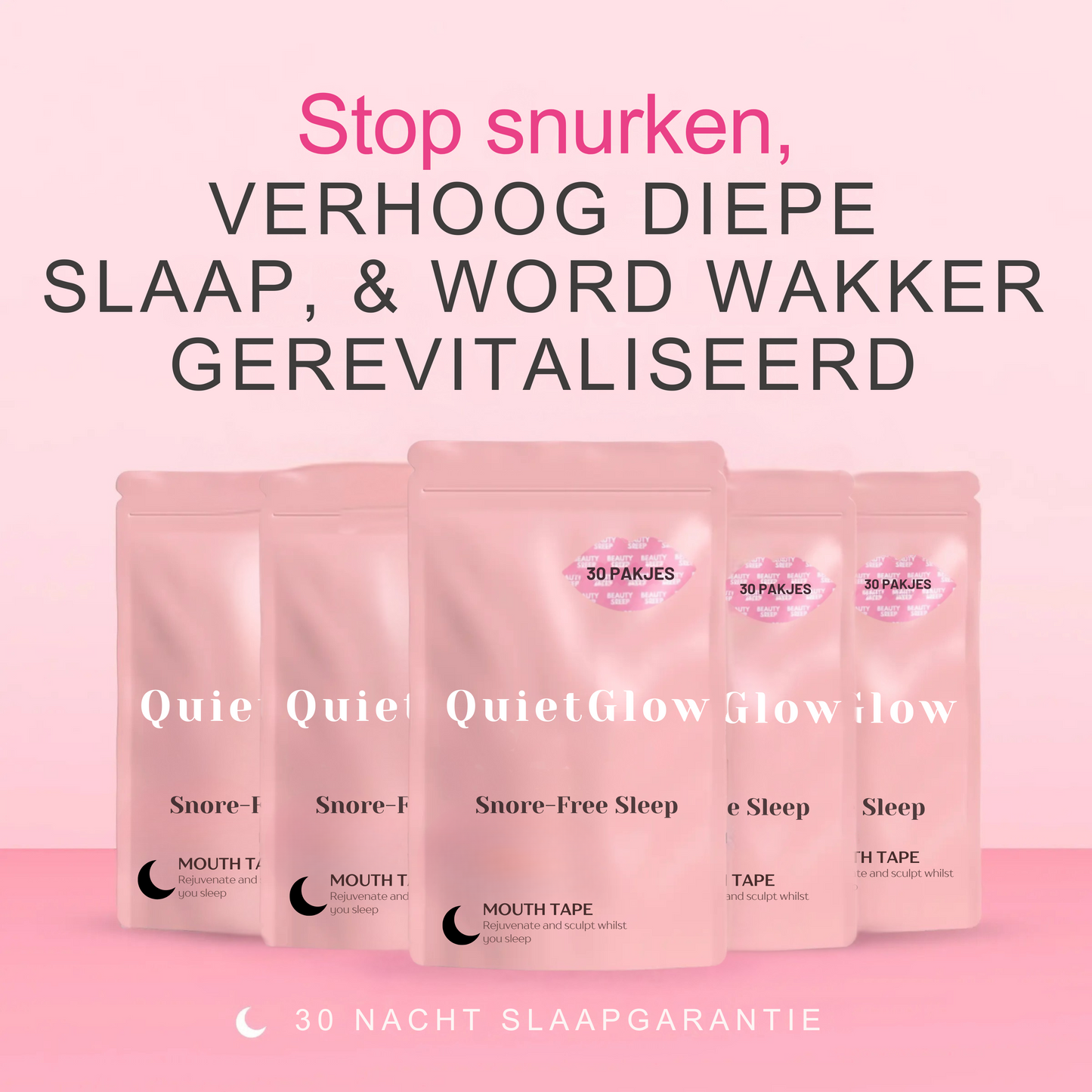 QuietGlow – Snurk-vrije slaap Rustig en stil