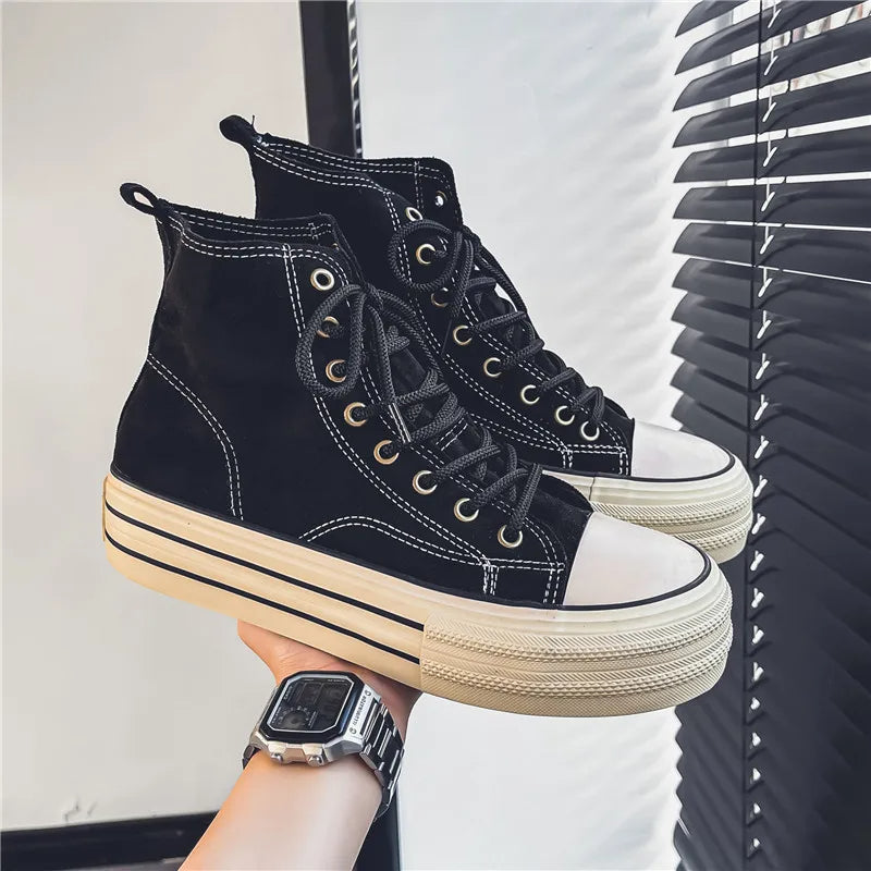 Maison Hoge Suède Sneakers