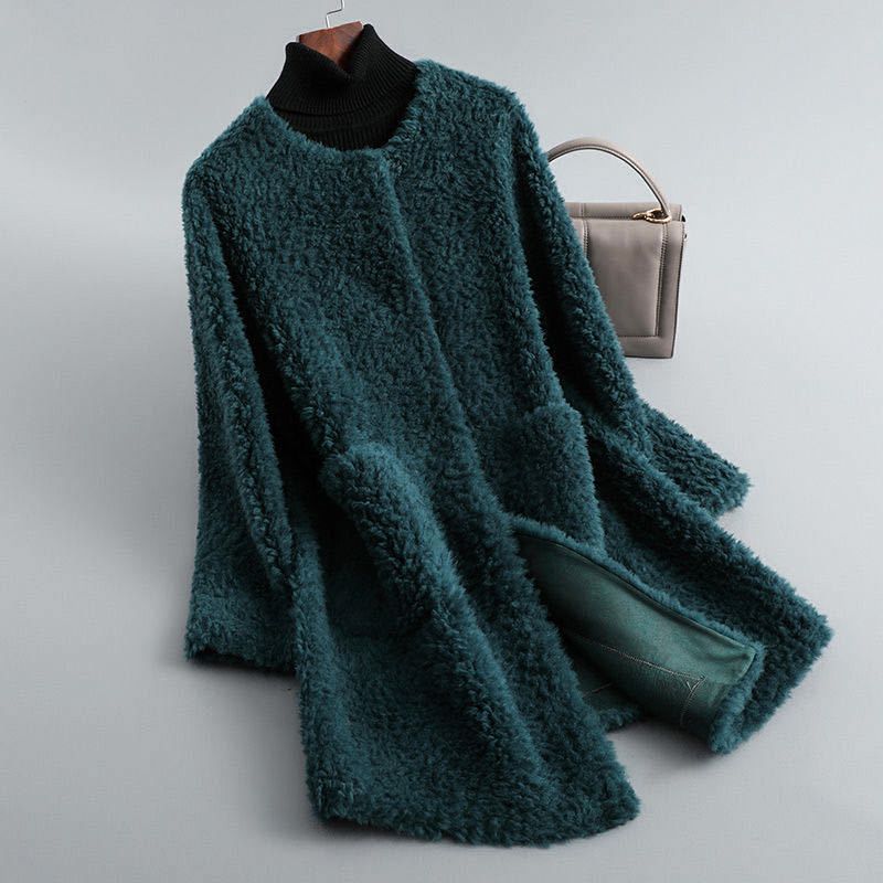 Vrouwen Lammy Coat | Oversized Shearling Jas