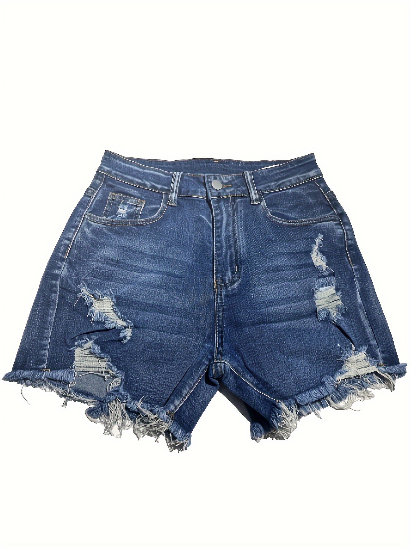 Ripped Rebel Denim Shorts
