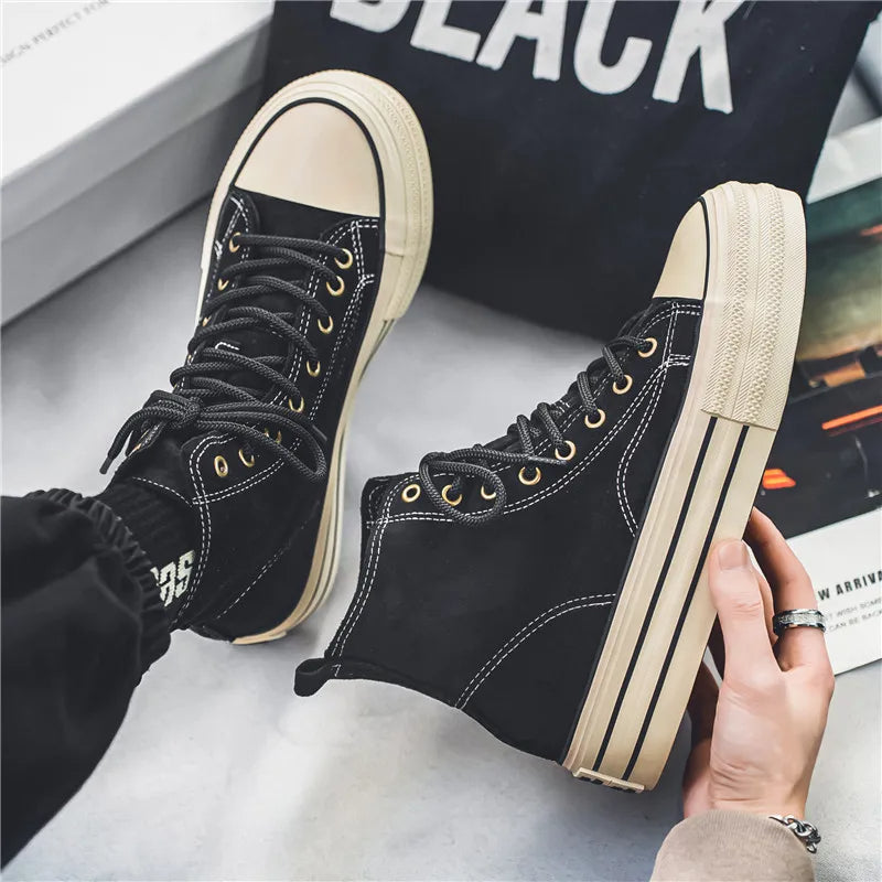 Maison Hoge Suède Sneakers