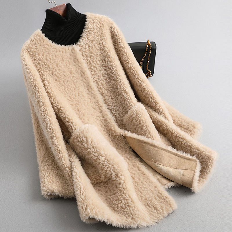 Vrouwen Lammy Coat | Oversized Shearling Jas
