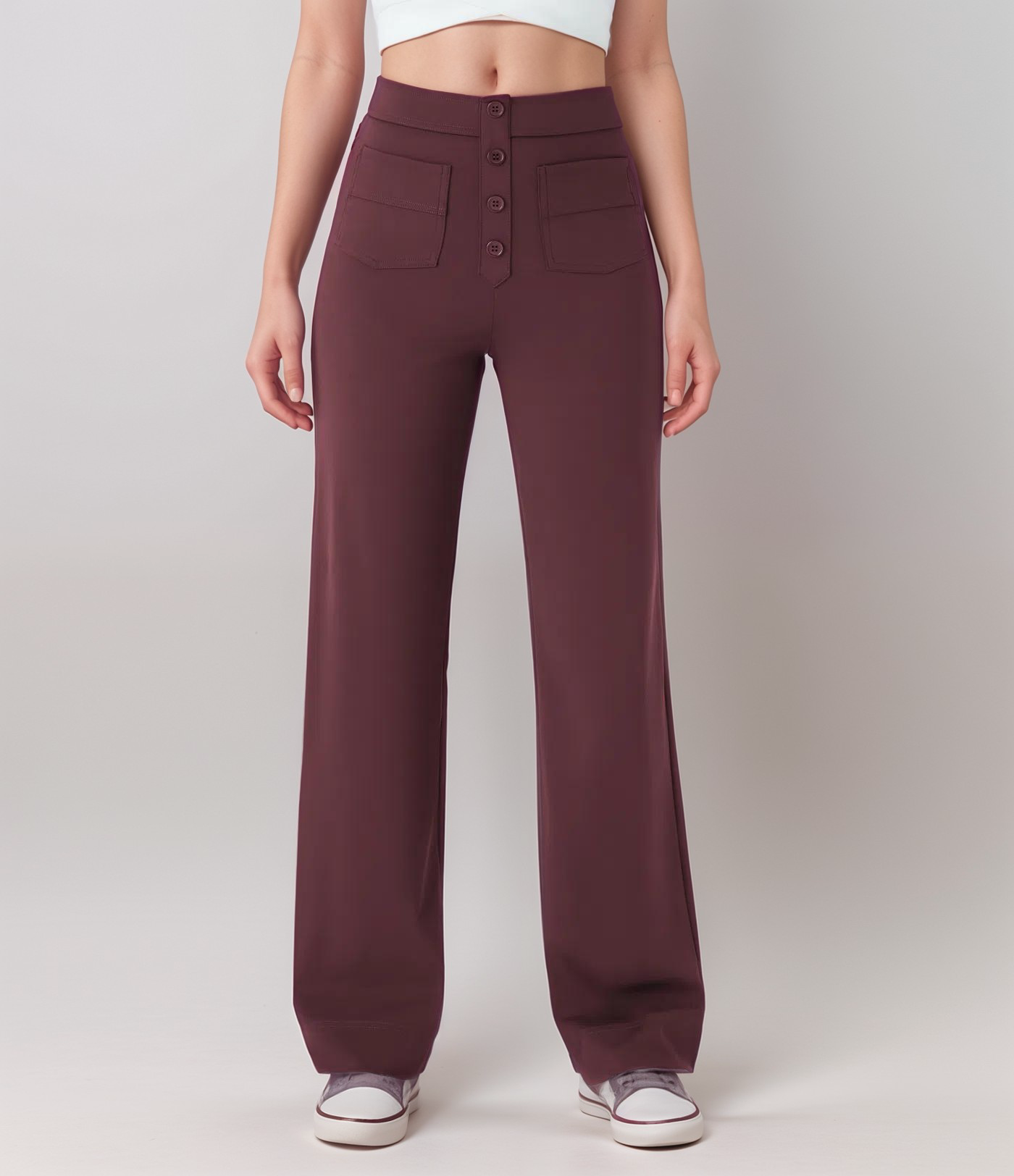 De Elsa Stretch Fit | Elastische broek met hoge taille | 1+1 GRATIS