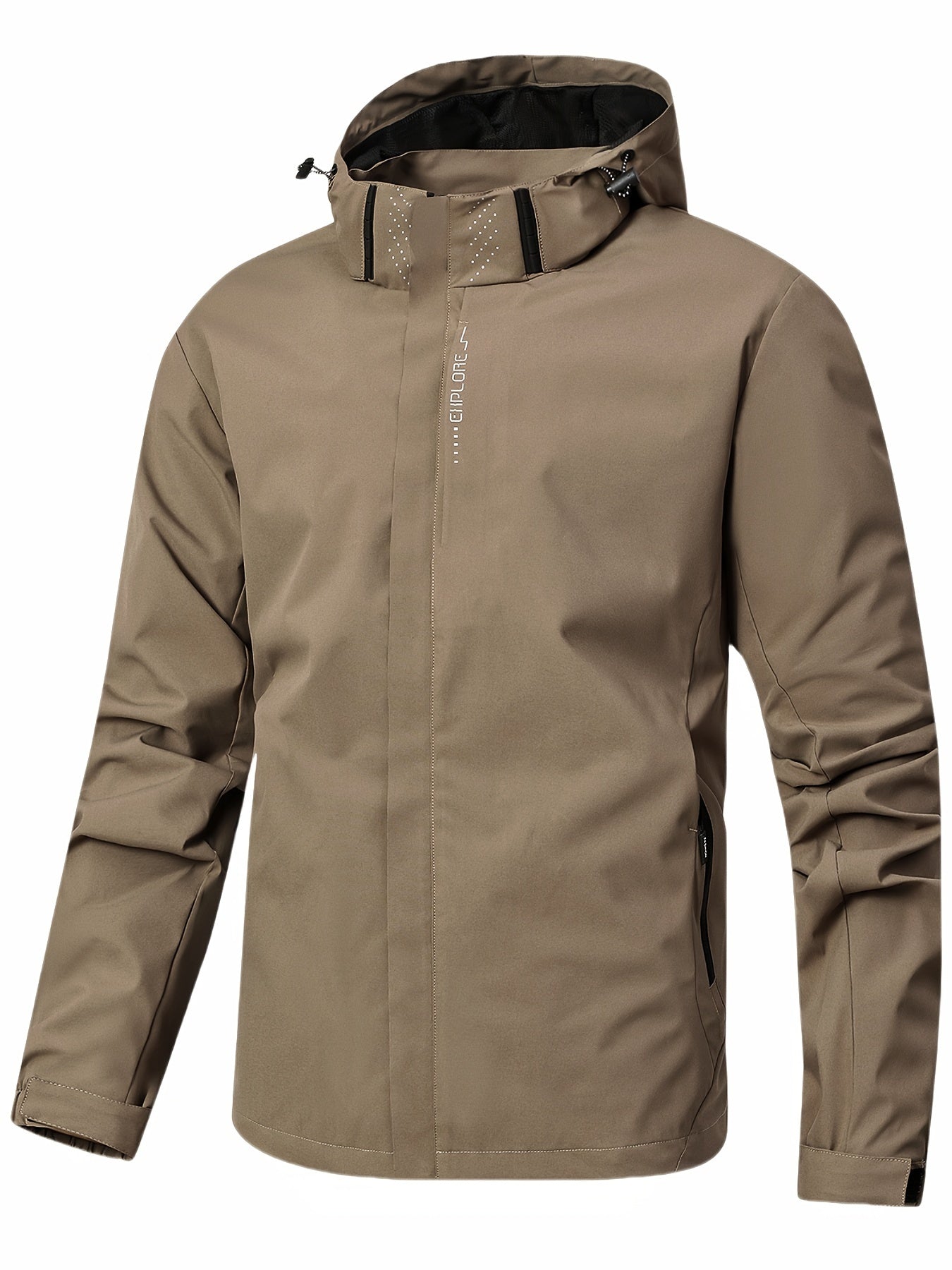 Heren losse buitenfietsen casual mode capuchon trui windjacke jack