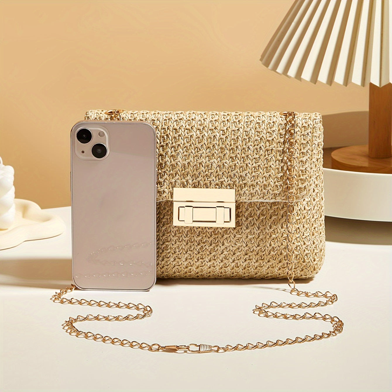 Belle & Co - Geweven Schoudertas
