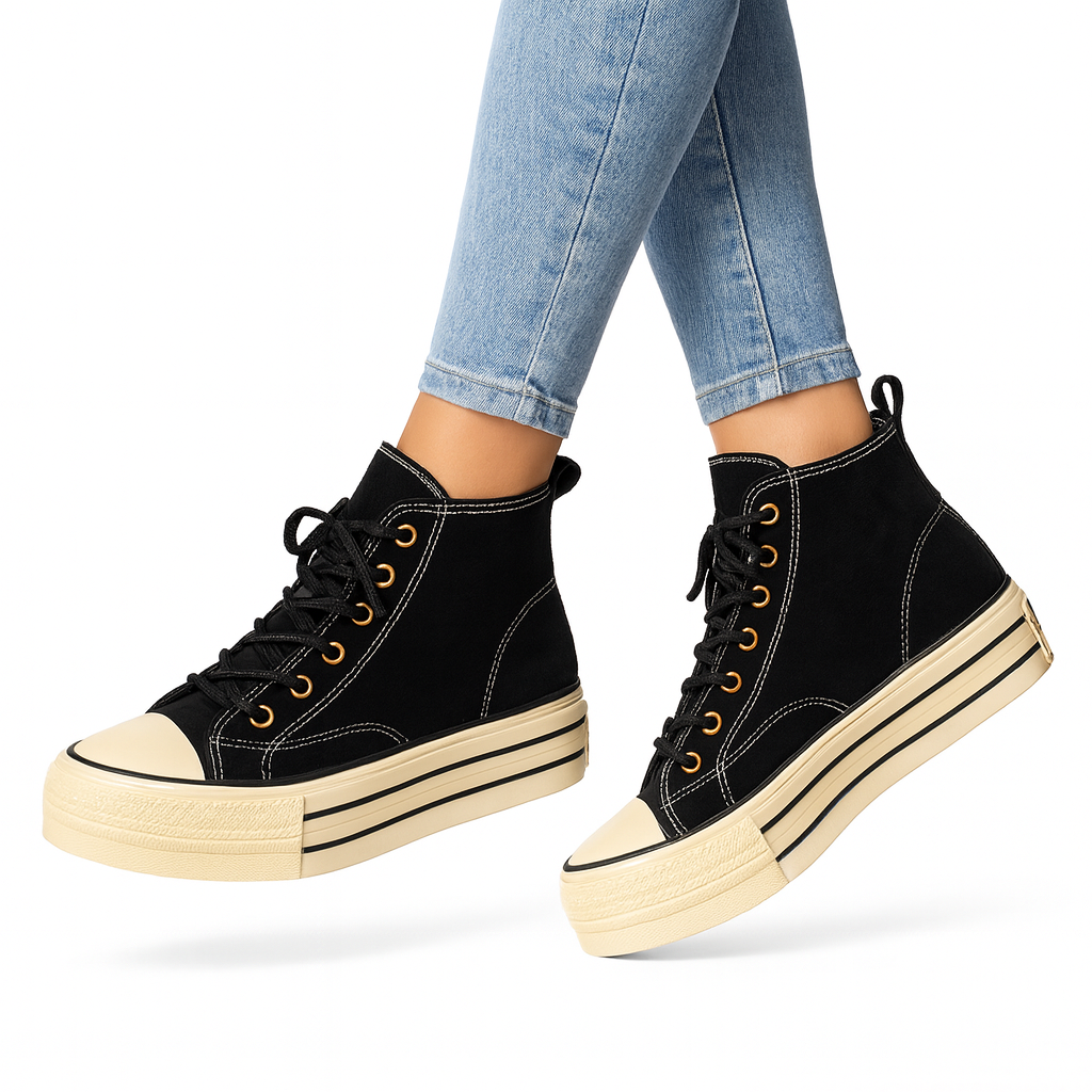 Maison Hoge Suède Sneakers