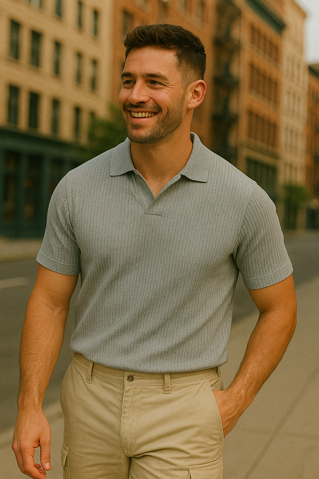 The James Grid Polo