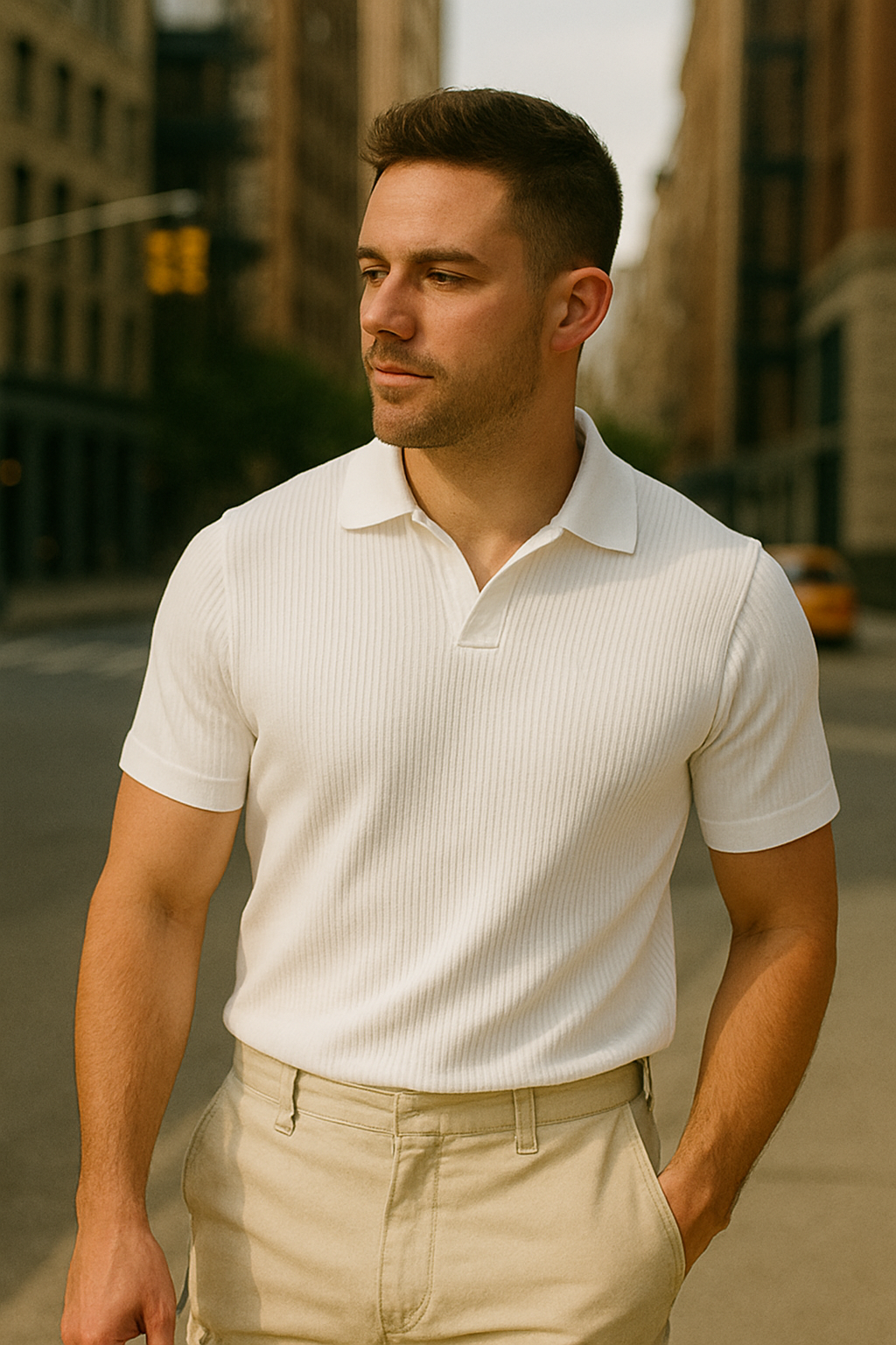 The James Grid Polo