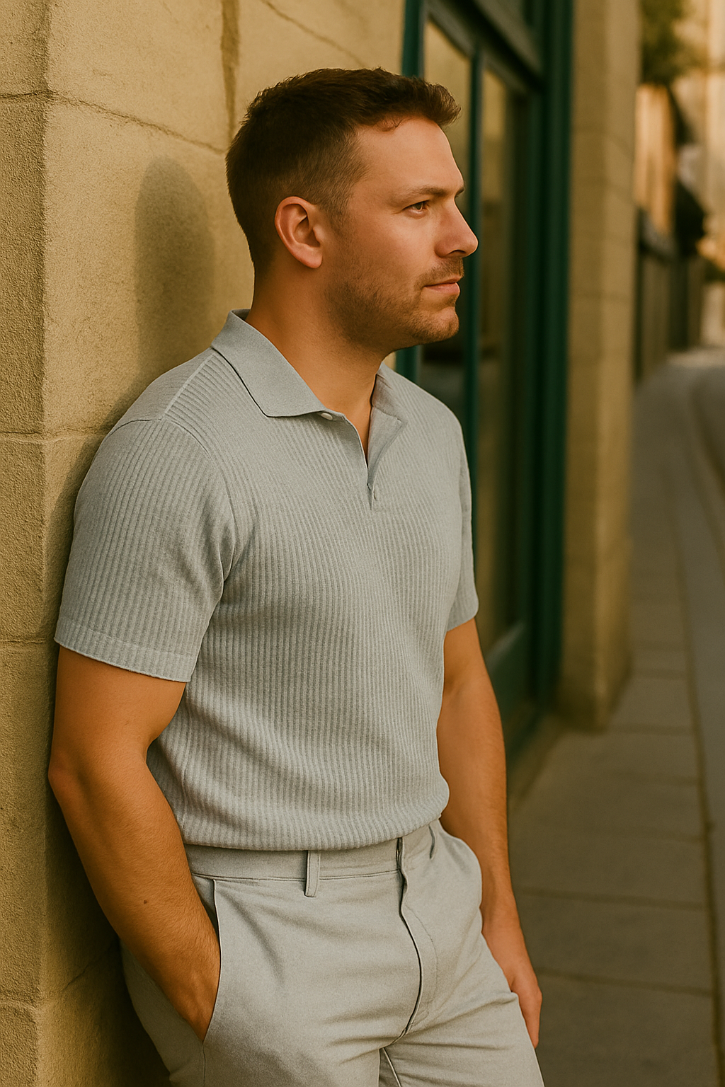 The James Grid Polo