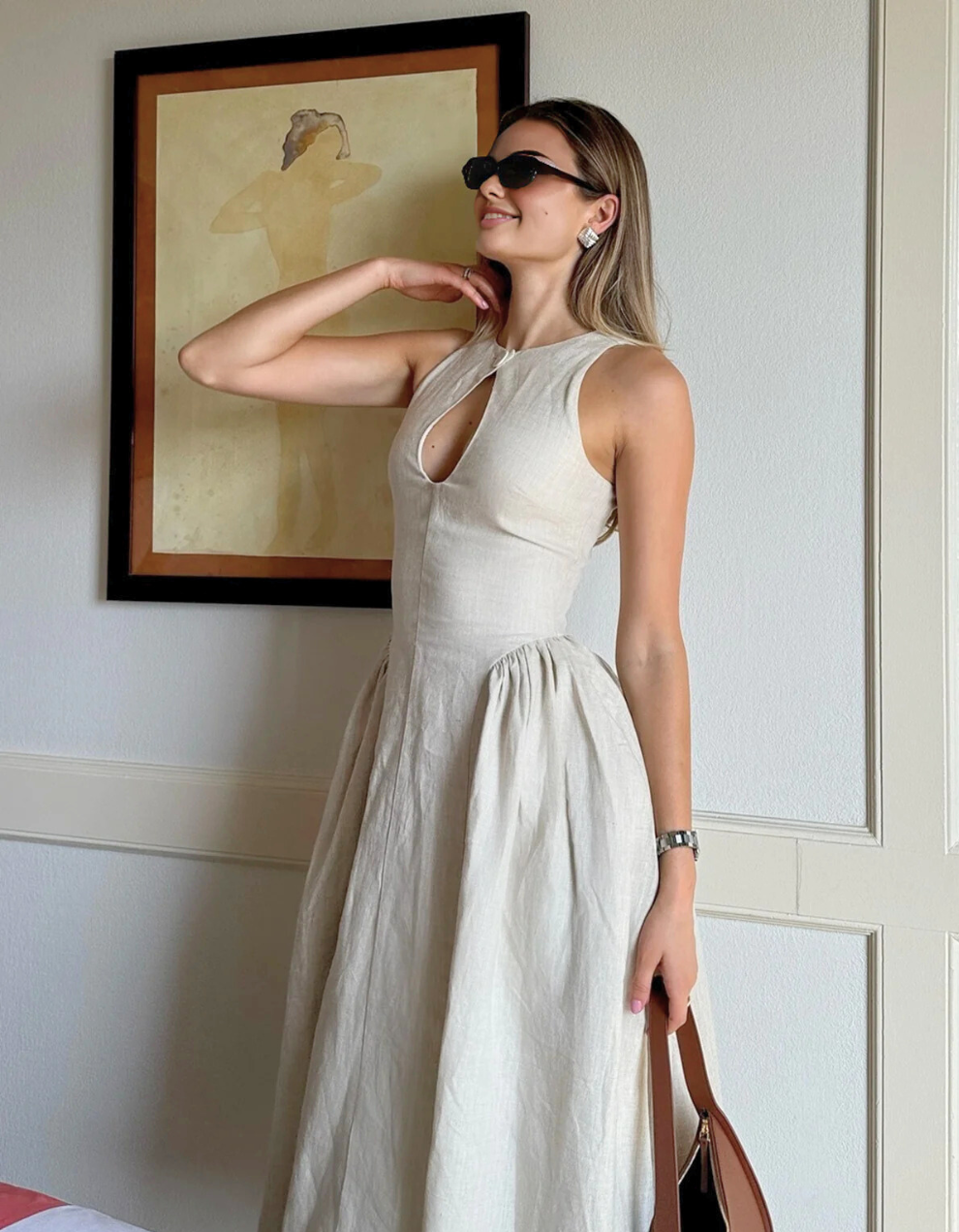 Viena Sunset Midi Dress
