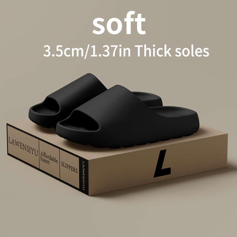Zachte EVA-sandalen voor heren - lichtgewicht, instapschoenen met open teen voor binnen/buiten gebruik, strand- en zomerschoenen, casual schoenen | minimalistisch ontwerp | lichtgewicht schoeisel