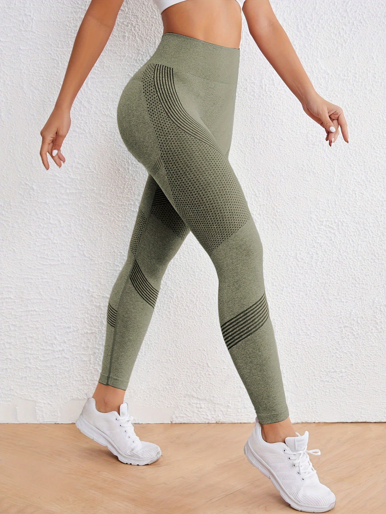 Comfortabele, sneldrogende sportlegging met hoge stretch, yogabroek met hoge taille, actieve dameskleding