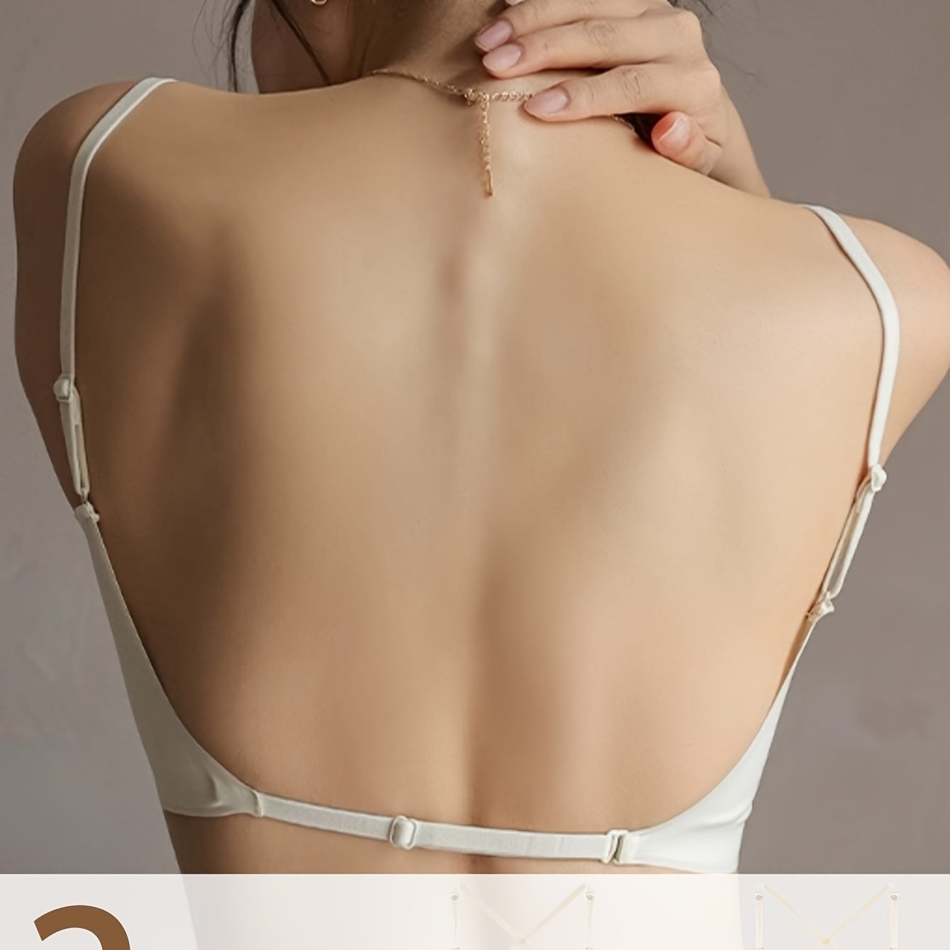2 stuks naadloze U-rugloze sportbeha set, ademend comfortabel crop top met verstelbare bandjes voor yoga en fitness
