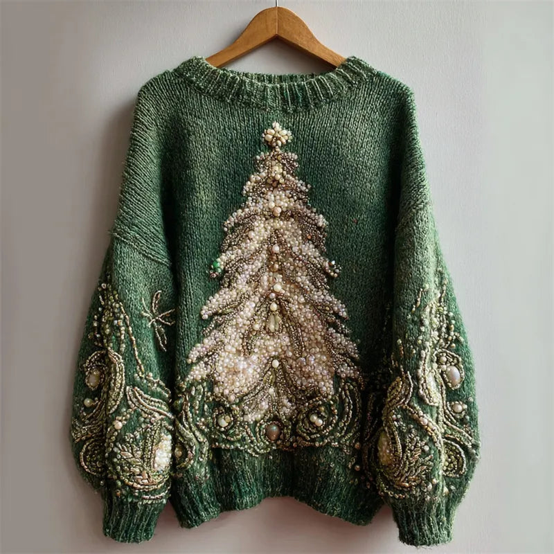 Cozy Knit Kersttrui | Kerstboom