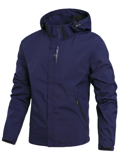 Heren losse buitenfietsen casual mode capuchon trui windjacke jack