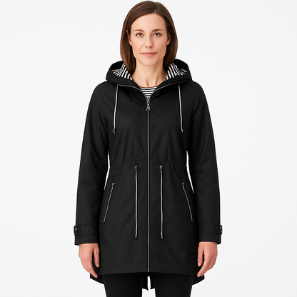 Regenjas Dames Waterdicht Met Capuchon