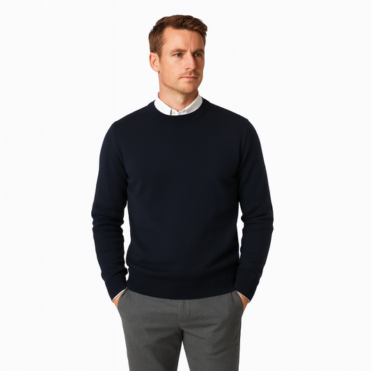 Heren Cashmere Trui Losse Pasvorm