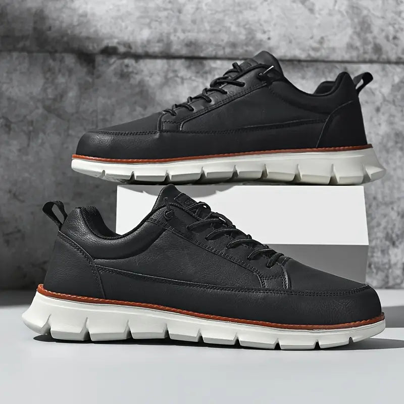 Heren Leren Sneakers Orthopedisch