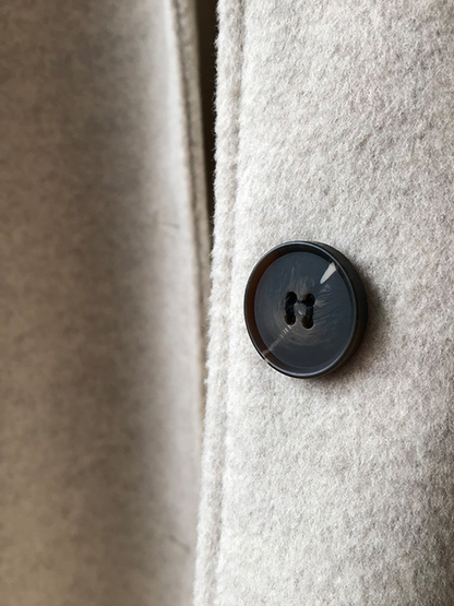 Mantel Dames Lang Wolmix met Ceintuur