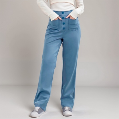 De Elsa Stretch Fit | Elastische broek met hoge taille | 1+1 GRATIS