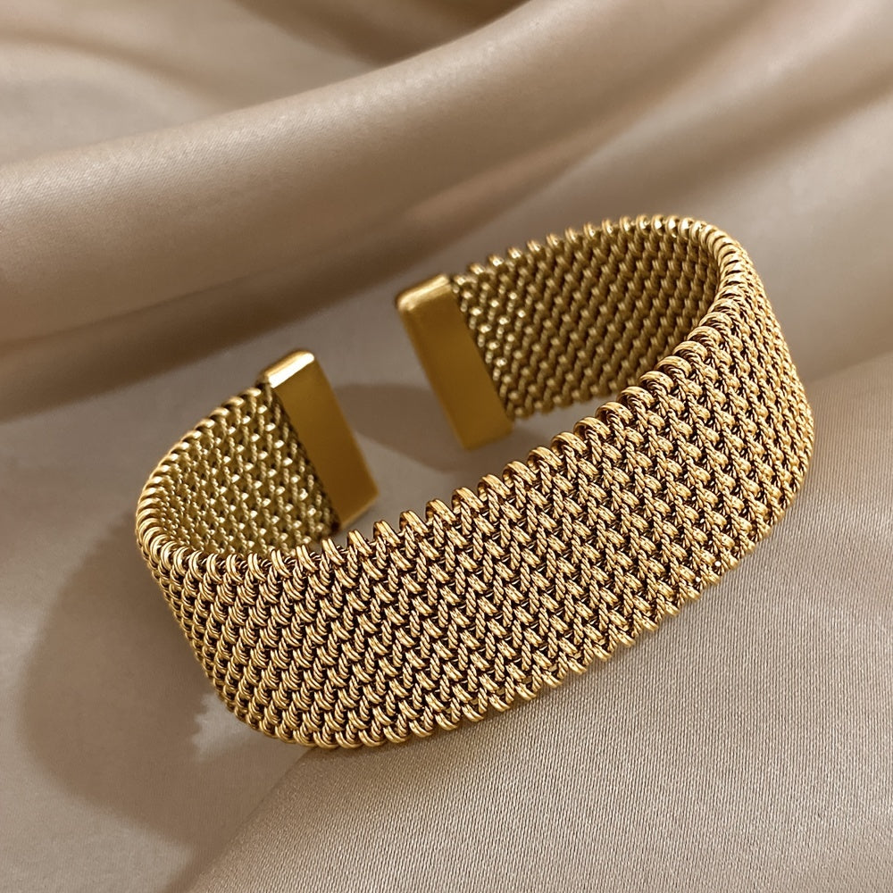 EAZEN 18K Goudgeplateerde Roestvrijstalen Armband