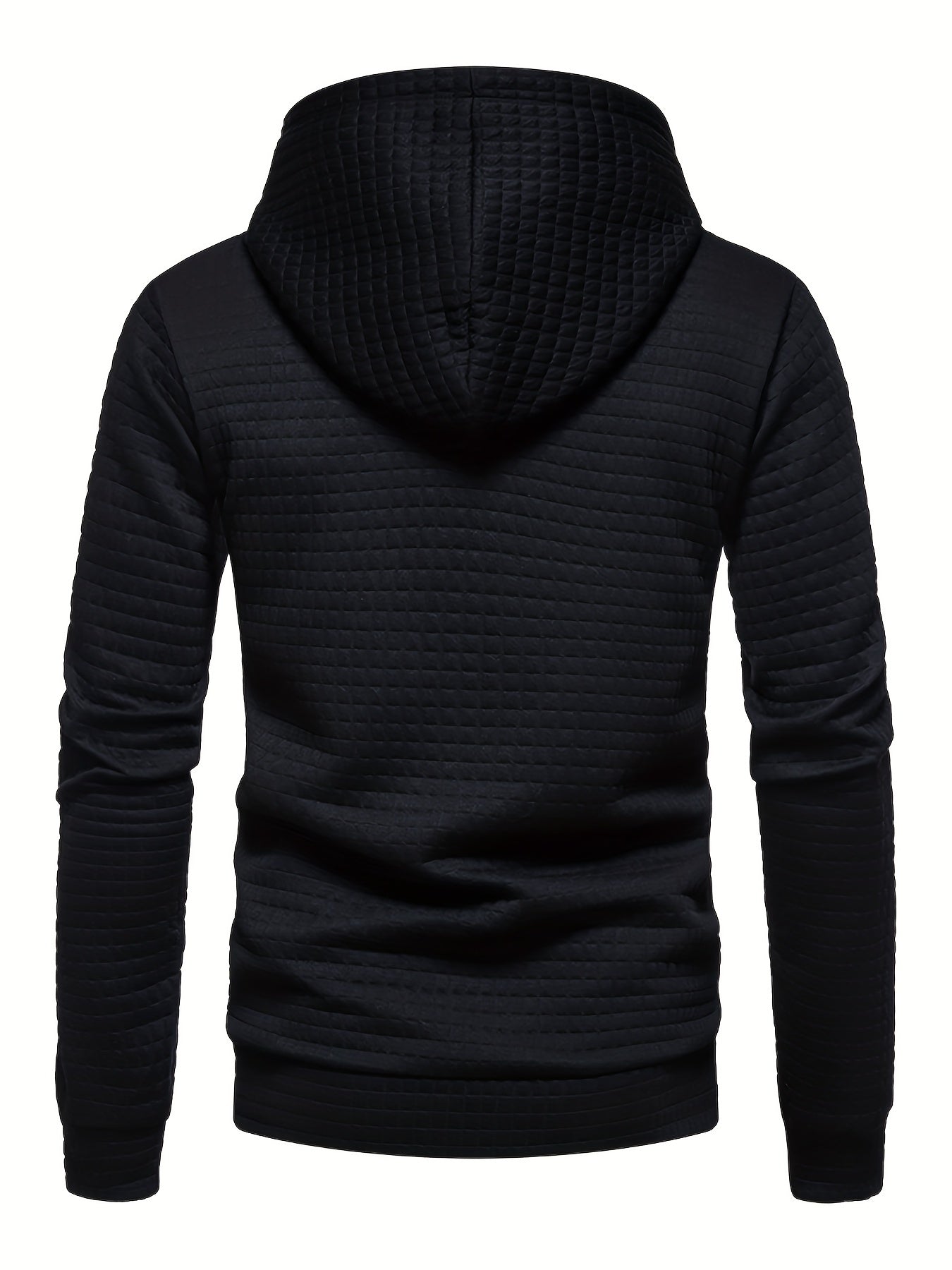 [1pc GEKM Heren Casual Sport Hoodie] 1pc GEKM Heren Casual Sport Pullover Sweatshirt, Boho Stijl Lange Mouw Hoodie met Geborduurd Ontwerp, Gebreide Polyester Stof, Regular Fit, 250gsm - Herfst/Winter Collectie