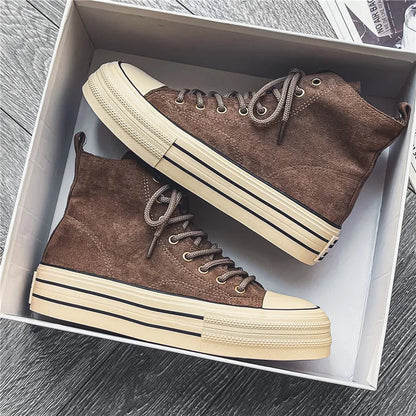 Maison Hoge Suède Sneakers
