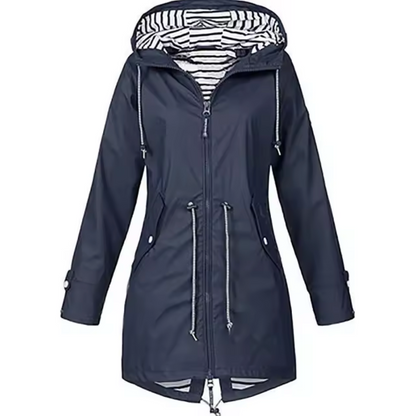 Regenjas Dames Waterdicht Met Capuchon