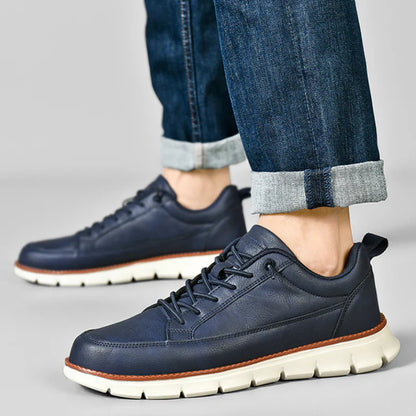 Heren Leren Sneakers Orthopedisch