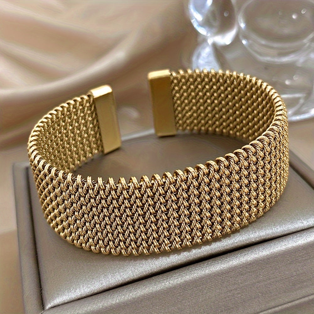EAZEN 18K Goudgeplateerde Roestvrijstalen Armband