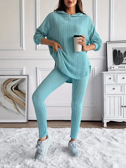 Dames Lounge Set | Ribgebreid 2-delig