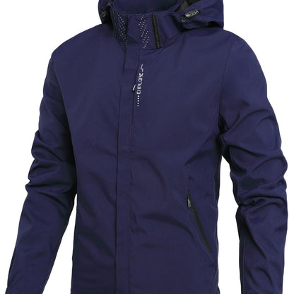 Heren losse buitenfietsen casual mode capuchon trui windjacke jack
