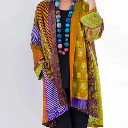 Dames Gebreid Vest Katoenmix — “Cornelia”